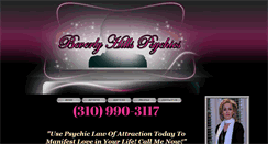 Desktop Screenshot of beverlyhillspsychics.com